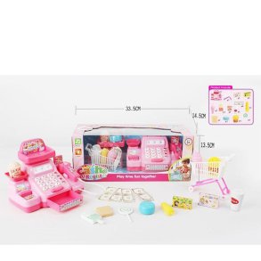 Kasseapparat med lys og lyd