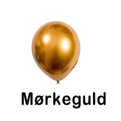 12&Prime; (30cm) Metallic krom balloner (7 stk)