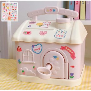 Hus sparebsse med nglels - lyserd